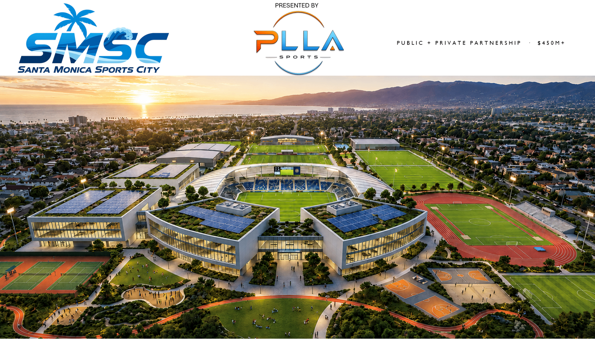 Rendering of the Santa Monica Sports City