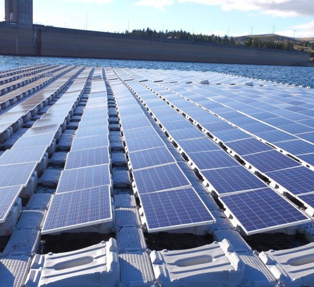 Solar panels at the Portugal Solar Project