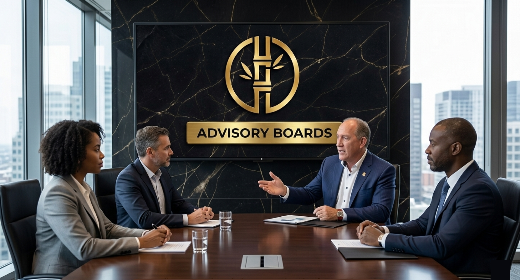 Stephen Meade advisory board meeting